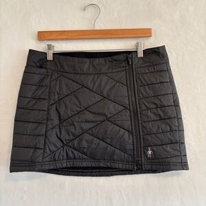Smartwool black Quilted Mini Skirt medium